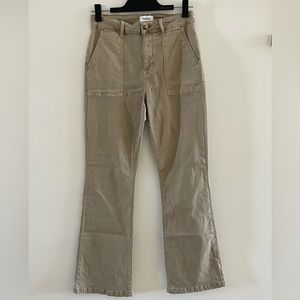 Pistola Retro Khaki Beige Wide Leg Size 29